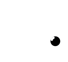 An outline of a book in white with a ribbon on the corner